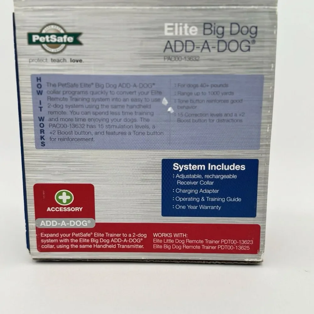 PetSafe Elite Little Dog Shock Extra Dog Add-A-Collar Receiver 1000 PAC00-13632